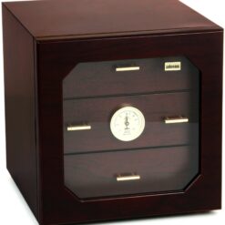 Adorini Chianti Deluxe Rosewood Cigar Humidor - Medium - 100 Cigar Capacity