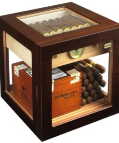 Adorini Cube Deluxe Walnut Cigar Humidor - 100 Cigar Capacity
