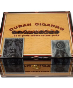 Cigarro Humidor with Lock – 40 Cigar Capacity
