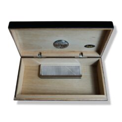 Devonshire Mini Black Humidor 4–6 Cigar Capacity