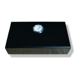 Devonshire Mini Black Humidor 4–6 Cigar Capacity