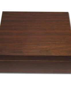 Walnut Veneer Humidor – 25 Cigar Capacity
