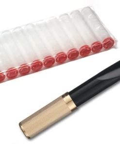 Flair Series Ejector-Gold Pattern-Saddle 78mm Holder with 10 Free Filters - 20266