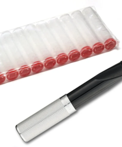 Flair Series Ejector-Silver Pattern-Saddle 78mm Holder with 10 Free Filters - 20271